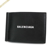 BALENCIAGA バレンシアガ 二つ折り財布 ロゴ 札入れ ブラック 625819 1IZI3 1090