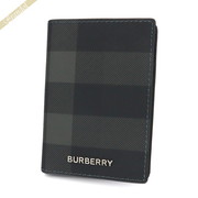 BURBERRY バーバリー 名刺入れ ヴィンテージチェック カードケース ブラック系 8057606