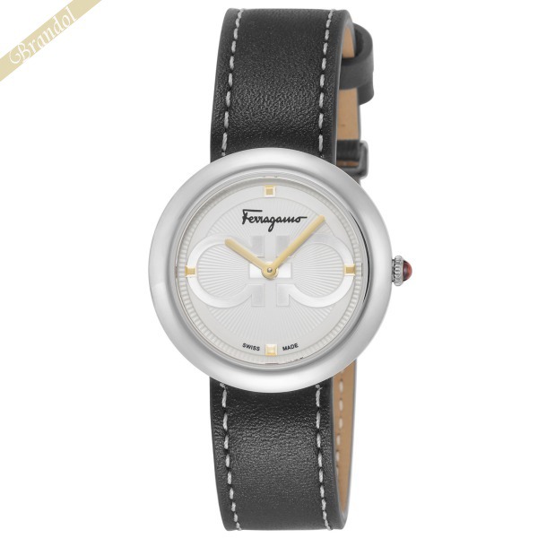 Ferragamo フェラガモ レディース腕時計 CHIC シック 32mm ホワイト×ブラック SFMF00121