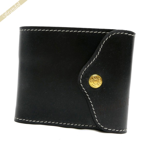 GLENROYAL グレンロイヤル 二つ折り財布 ブライドルレザー ブラック 03-5956 NEW BLACK