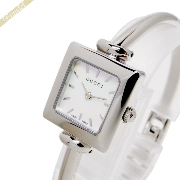 Brandol / GUCCI グッチ レディース腕時計 1900 20mm ホワイトパール 