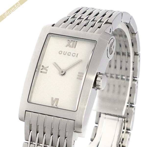 GUCCI グッチ レディース腕時計 Gメトロ G-Metoro ホワイト×シルバー YA086405