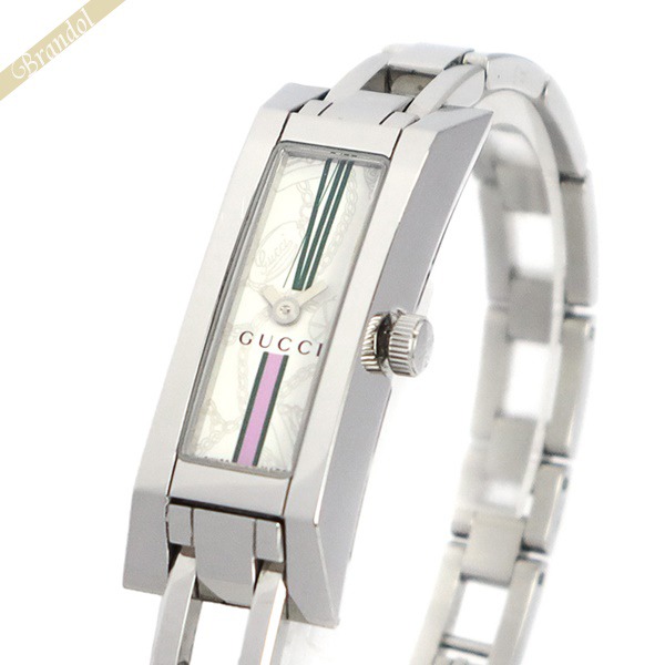GUCCI グッチ レディース腕時計 Gリンク G-LINK ホワイト YA110501