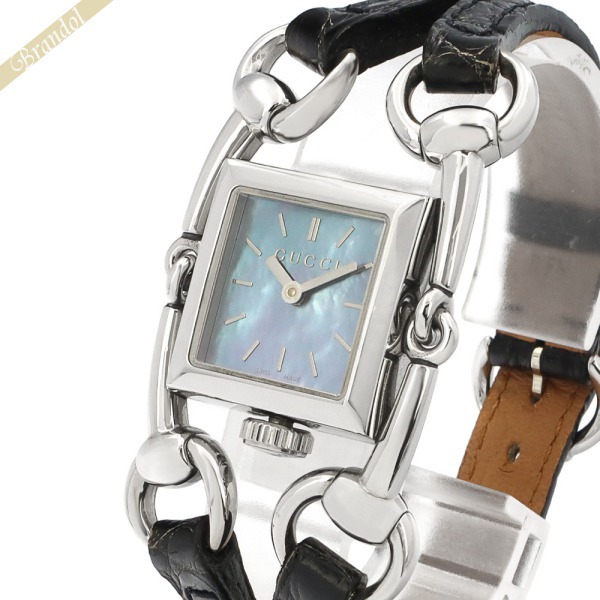 GUCCI グッチ レディース腕時計 シニョリーア ブラックパール YA116503