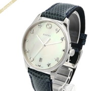 GUCCI グッチ レディース腕時計 Gタイムレス G-Timeless 36mm ホワイトパール×ネイビー YA1264049