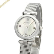 GUCCI グッチ レディース腕時計 ディアマンティッシマ Diamantissima 27mm ホワイトパール×シルバー YA141504