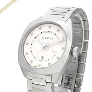 GUCCI グッチ レディース腕時計 GG2570 36mm ホワイト×シルバー YA142403