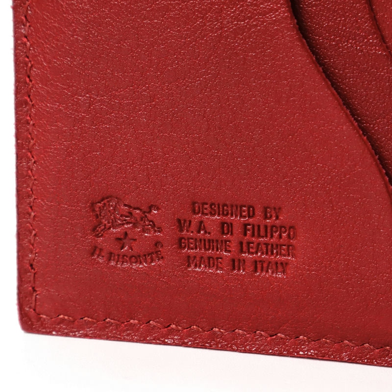 イルビゾンテ (IL Bisonte)未使用 赤 二つ折り財布 楽天市場】イルビゾンテ IL BISONTE 財布 メンズ レディース 二