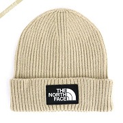 THE NORTH FACE ノースフェイス 帽子 ロゴ ニットキャップ ベージュ NF0A3FJX CEL