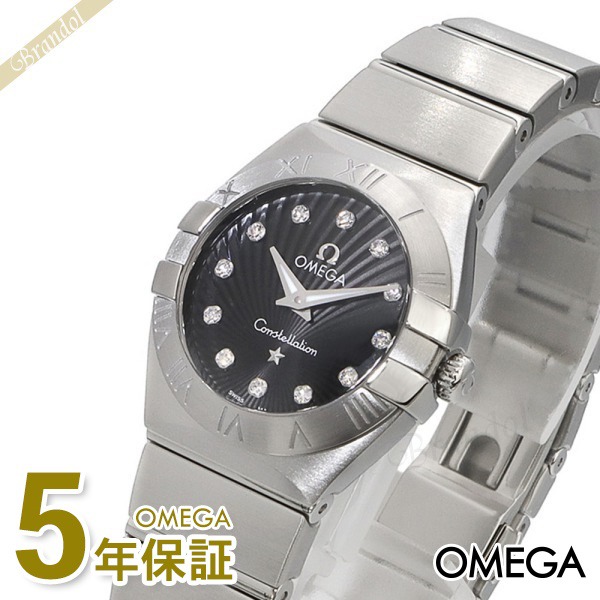 OMEGA オメガ レディース腕時計 Constellation コンステレーション 24mm ブラック×シルバー 123.10.24.60.51.001