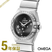 OMEGA オメガ レディース腕時計 Constellation コンステレーション 24mm ブラック×シルバー 123.15.24.60.01.001
