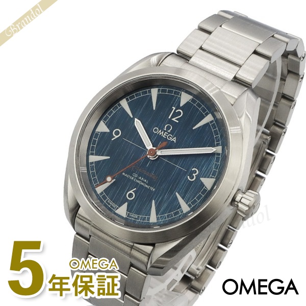 OMEGA オメガ メンズ腕時計 シーマスター レイルマスター コーアクシャル クロノメーター 40mm 自動巻き ブルー×シルバー 220.10.40.20.03.001