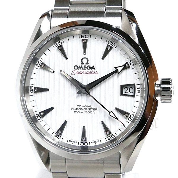 OMEGA オメガ メンズ腕時計 シーマスター アクアテラ コーアクシャル 自動巻き 35mm ホワイト×シルバー 231.10.39.21