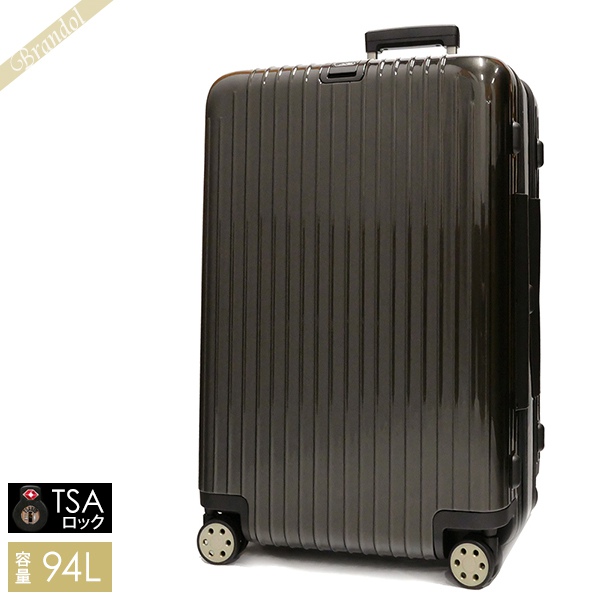 RIMOWA リモワ スーツケース SALSA DELUXE サルサ デラックス キャリーバッグ TSAロック 縦型 94L Lサイズ ブラウン 830.75.33.4