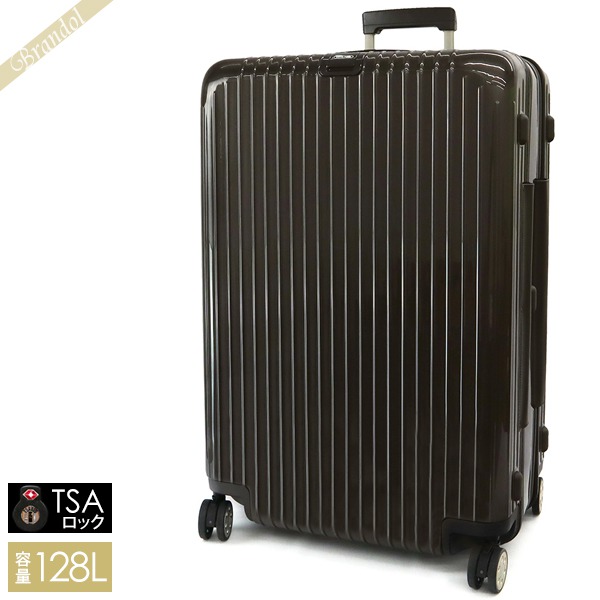 RIMOWA リモワ スーツケース SALSA DELUXE サルサ デラックス キャリーバッグ TSAロック 縦型 128L Lサイズ ブラウン 830.80.33.4 GRANITE BROWN