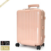 RIMOWA リモワ スーツケース ESSENTIAL エッセンシャル キャリーバッグ TSAロック 縦型 36L Sサイズ ピンク系 832.53.90.4 DESERT ROSE