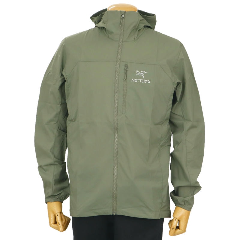 ARC’TERYX アークテリクス メンズ ウィンドブレーカー Squamish Hoody スコーミッシュ フーディ 長袖 XLサイズ カーキ X000007411 Forage XL