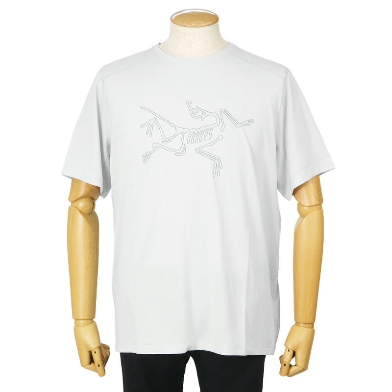 ARC’TERYX アークテリクス Tシャツ 半袖 コーマック ロゴ Cormac Logo XLサイズ ライトグレー X000009726 Atmos Heather XL