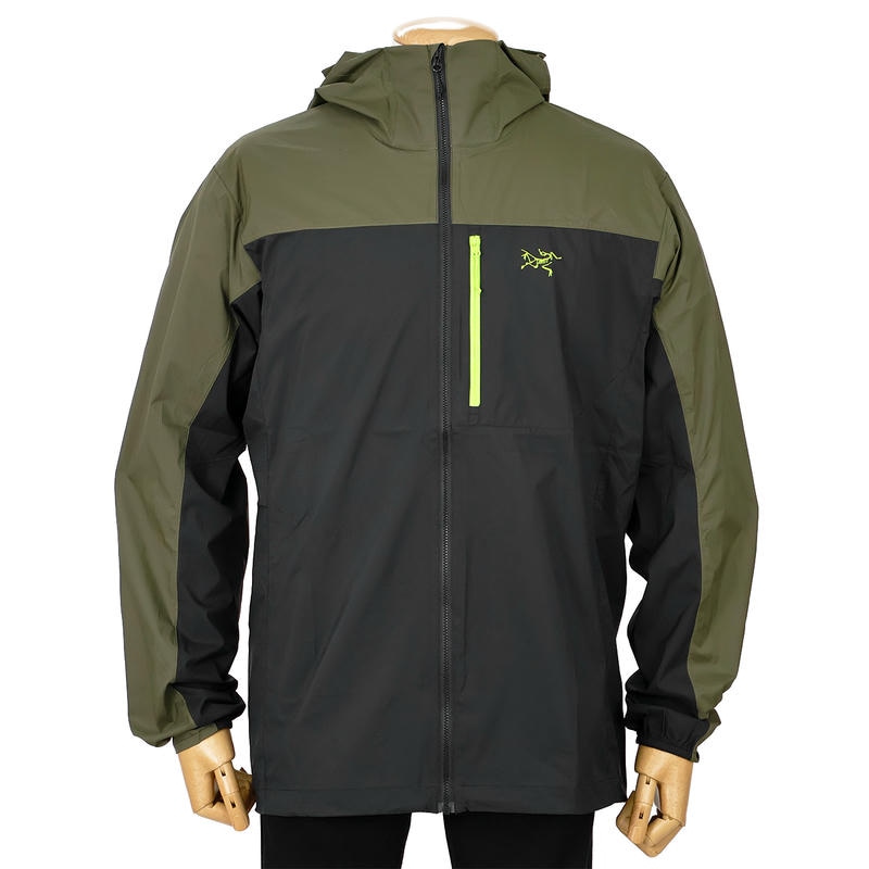 ARC’TERYX アークテリクス Squamish Hoody スコーミッシュフーディ メンズー Lサイズ カーキ×ブラック X000010276 Spotlight L