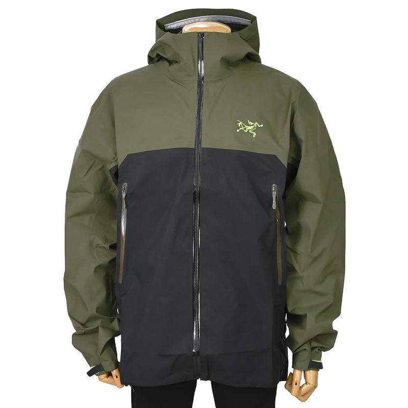 ARC’TERYX アークテリクス ベータ ジャケット GORE-TEX ゴアテックス Beta Jacket Lサイズ カーキ×ブラック X000010511 Spotlight L