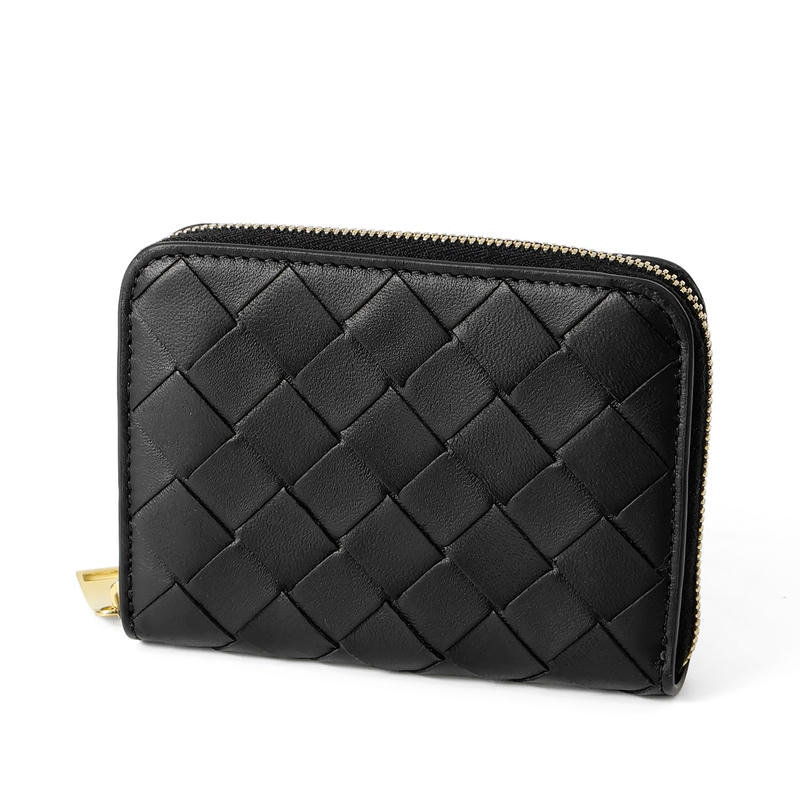 BOTTEGA VENETA ボッテガヴェネタ 小銭入れ イントレチャート レザー コインケース ブラック 600874 V3UH1 8425