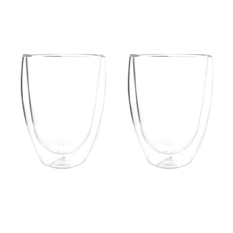 bodum ボダム Pavina パヴィーナ ダブルウォールマグ Double Wall Mug 350ml 2個セット クリア 4559-10US