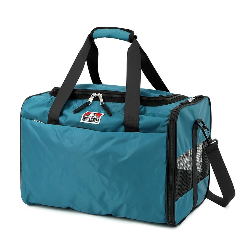 BEN DAVIS ベン・デイビス ペット用 キャリーバッグ 2way ショルダーベルト付 ソフトタイプ ブルー BDD-9000 BLUE