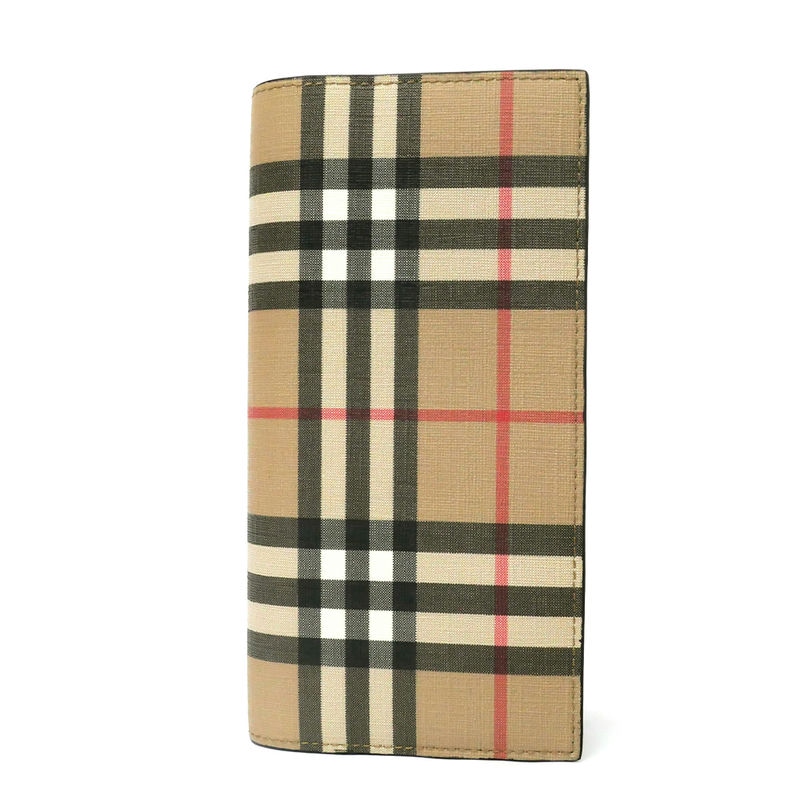 BURBERRY バーバリー 長財布 ヴィンテージチェック ベージュ×ブラック 8016613