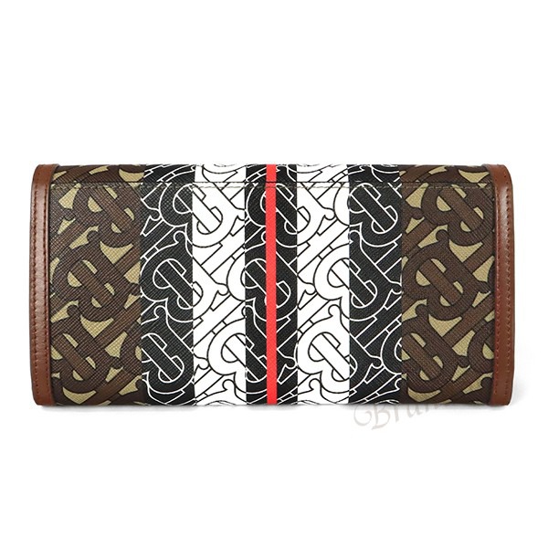 未使用✨希少 タグ付 バーバリー ハルトン TB モノグラム ブラウン 長財布 未使用✨希少 タグ付 バーバリー ハルトン TB モノグラム