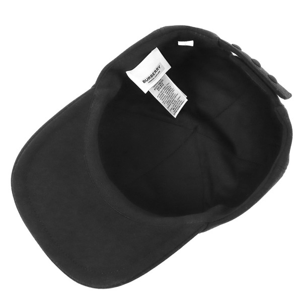 BURBERRY ブラック ベースボールキャップ Lサイズ 三越伊勢丹