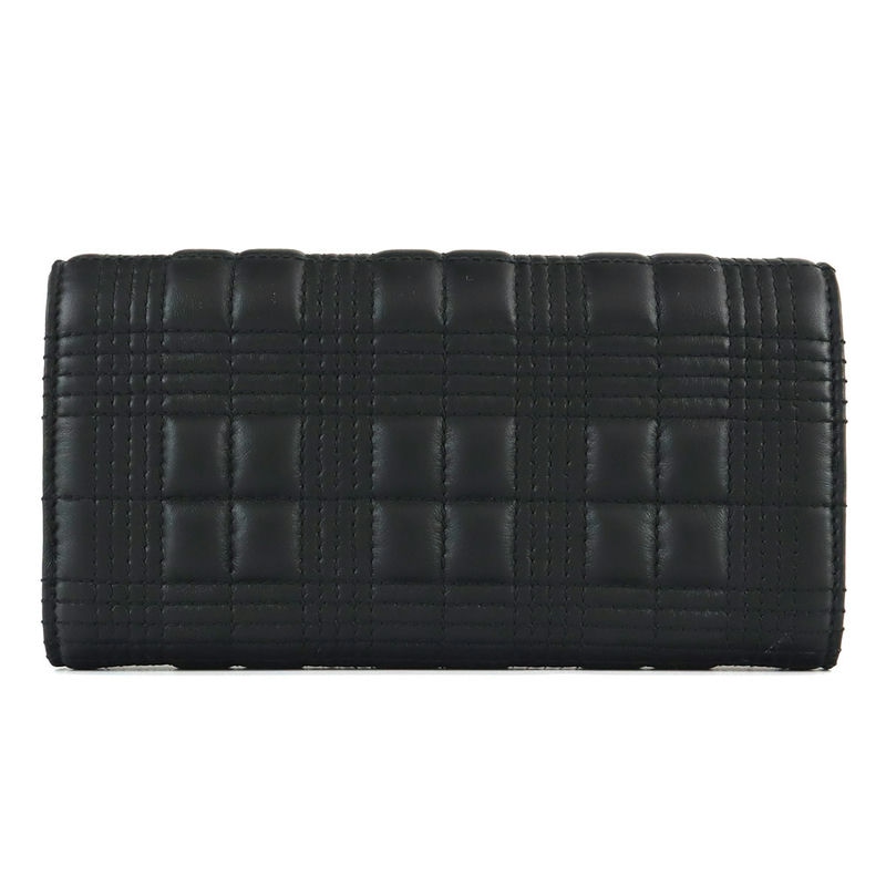 BURBERRY ブラック レザー 長財布 tbロゴ Brandol / BURBERRY バーバリー 長財布 TBロゴ キルティング ブラック