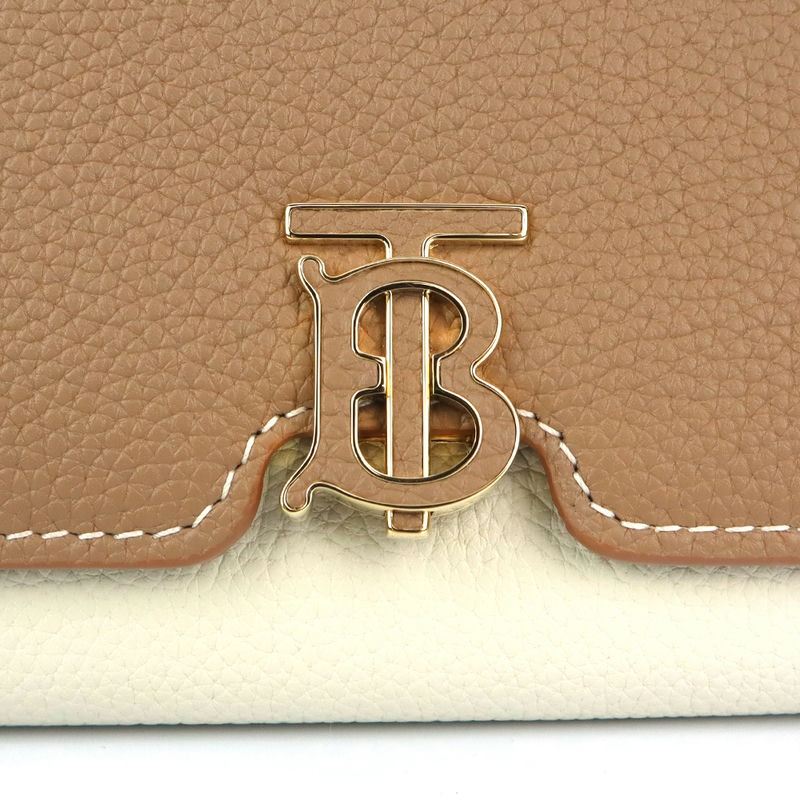 Brandol / BURBERRY バーバリー 長財布 バイカラー ベージュ系