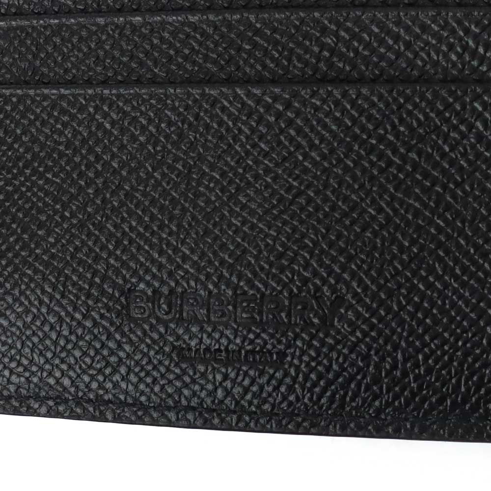 Brandol / BURBERRY バーバリー 二つ折り財布 TBロゴ ブラック 8062680