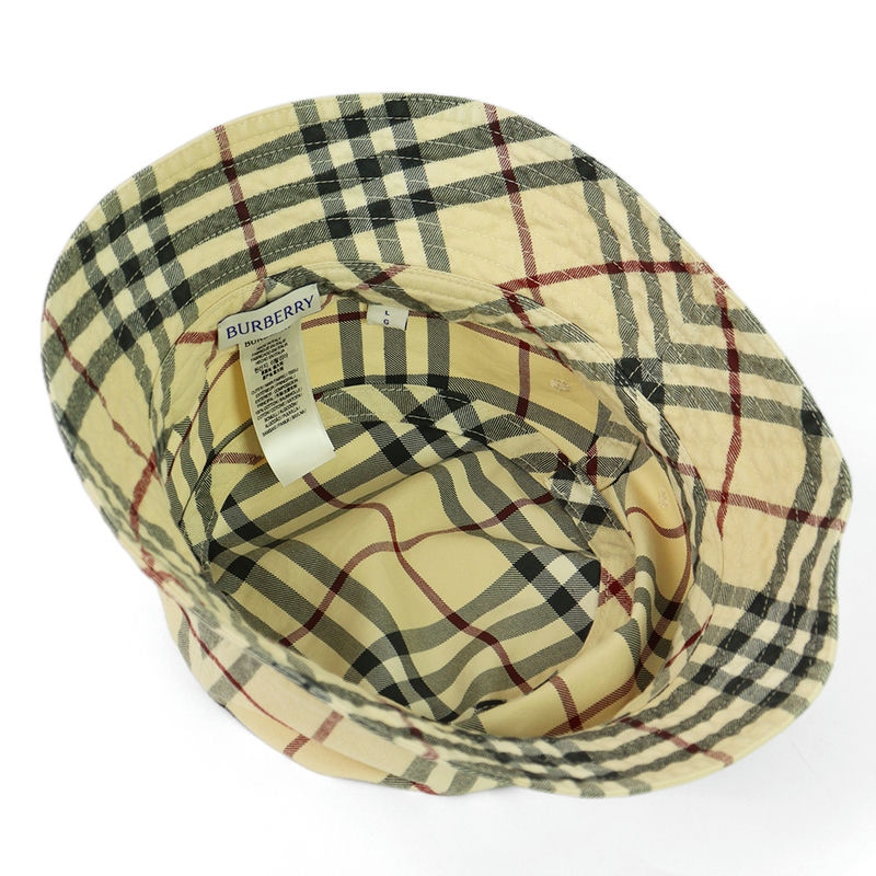BURBERRY バケットハット ベージュ L