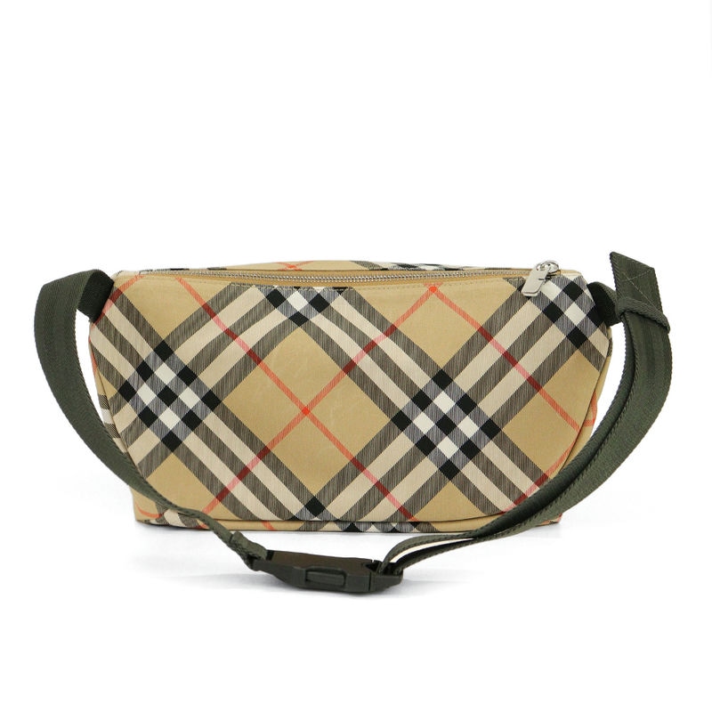 Burberry ボディバッグ チェック ベージュ BURBERRY 中古 バーバリー ボディバッグ ユニセックス ブランド