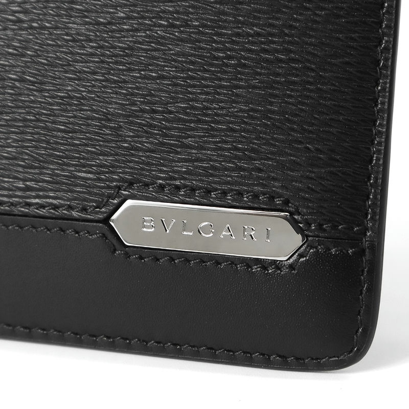 Brandol / BVLGARI ブルガリ 小銭入れ キーリング付 レザー コイン