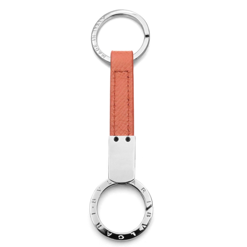 Brandol / BVLGARI ブルガリ キーリング レザー リング キーホルダー
