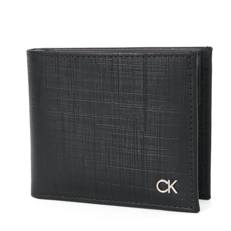 Calvin Klein カルバンクライン 二つ折り財布 ブラック K50K510877BAX