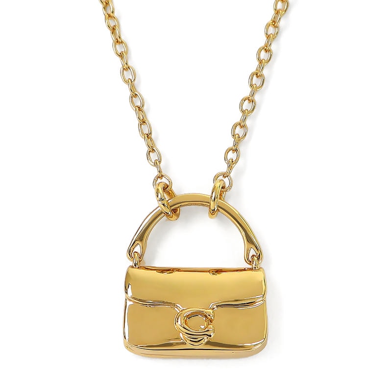 COACH コーチ ネックレス タビー バッグモチーフ ペンダント ゴールド 527580GLD710