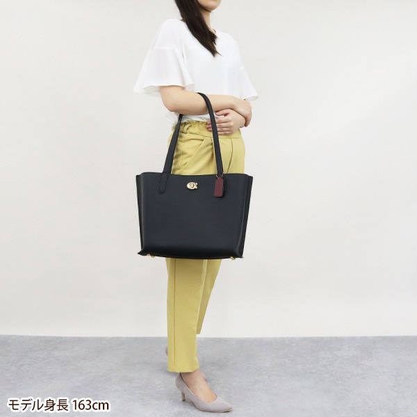 Brandol / COACH コーチ トートバッグ ウィロウ トート ブラック C0689