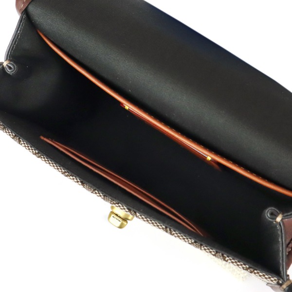 Brandol / COACH コーチ ショルダーバッグ シグネチャー ジャカード