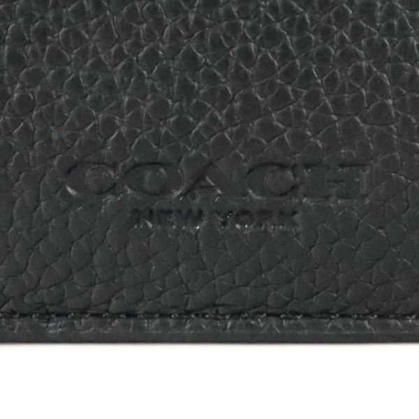 Brandol / COACH コーチ 小銭入れ レザー フラグメントケース ブラック