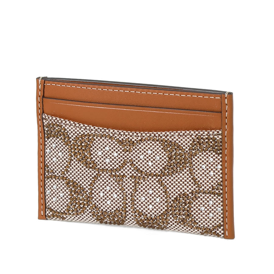 コーチ COACH レディース カードケース シグネチャー ベージュ×ライトブラウン CCD08 LHBAR