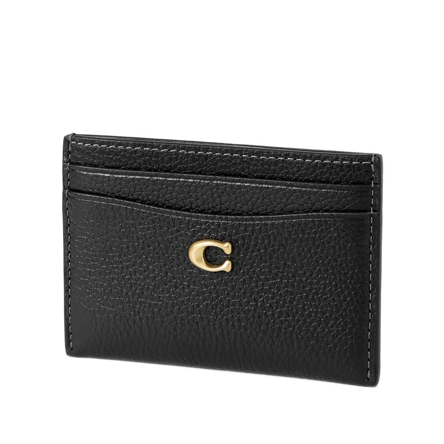 COACH コーチ カードケース レザー ブラック CM436 B4BK