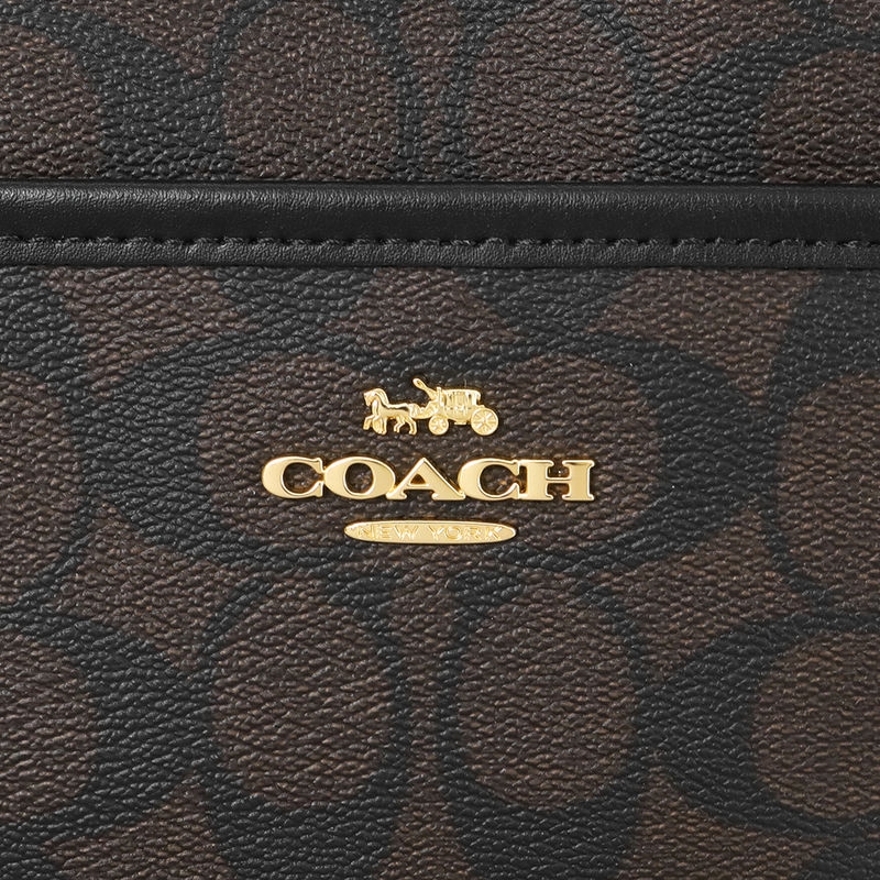 【COACH】未使用◇定価¥160,600 品番F24192 正規品 Brandol / COACH コーチ ショルダーバッグ シグネチャー ファイル