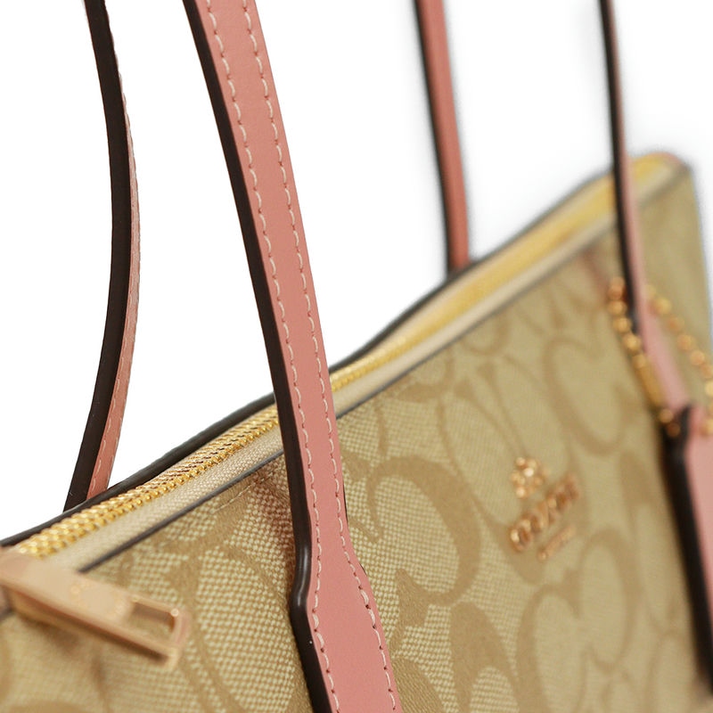 Brandol / COACH コーチ トートバッグ シグネチャー ジップトップ