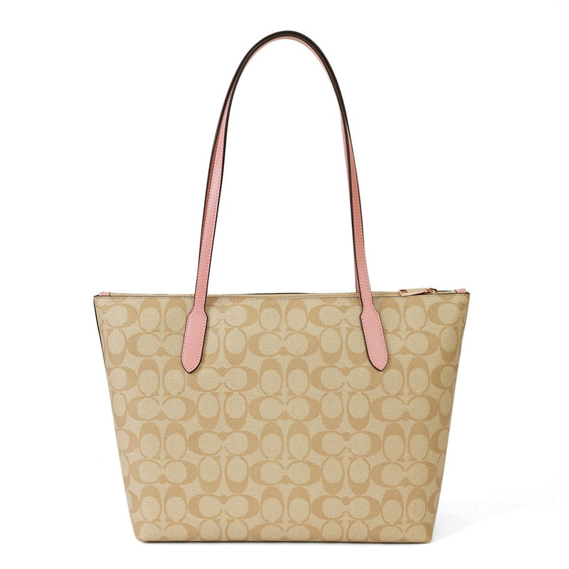 Brandol / COACH コーチ トートバッグ シグネチャー ジップトップ