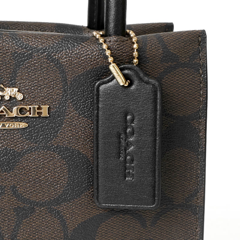 Brandol / COACH コーチ ミニトートバッグ Cally 17 シグネチャー