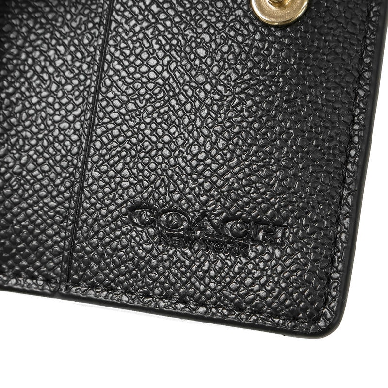 Brandol / COACH コーチ キーケース シンプル レザー ブラック F76741