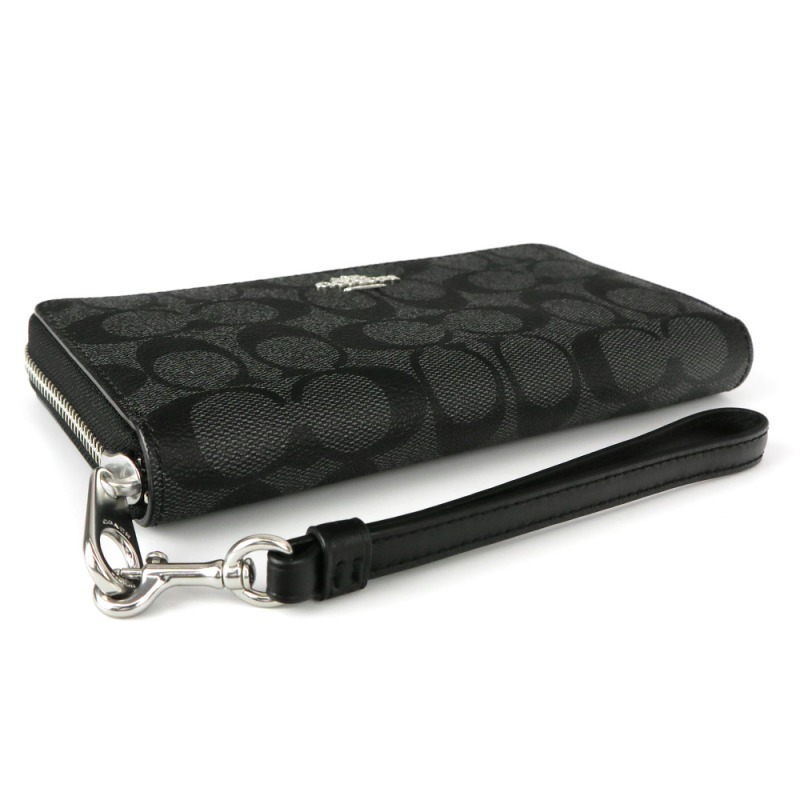 Brandol / COACH コーチ ラウンドファスナー長財布 シグネチャー